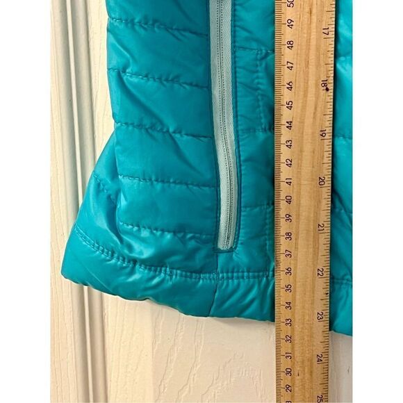 Patagonia Nano Puff Insulated Aqua Blue Versatile Vest Women’s Size Small - Picture 7 of 9
